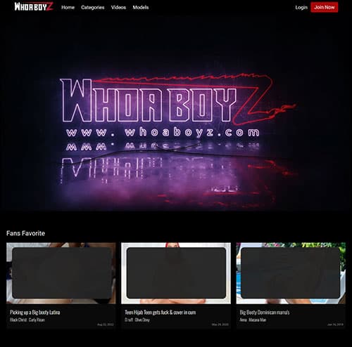 WhoaBoyz Tour & Members Area
